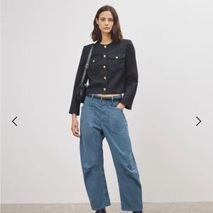 Nili Logan Shon Pant Cadet Blue